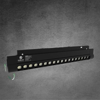 Venus - đèn ray chiếu rọi xoay góc - 18W, vỏ đen
